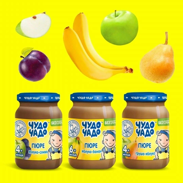 ЧУДО-ЧАДО Пюре яблоко 170гр